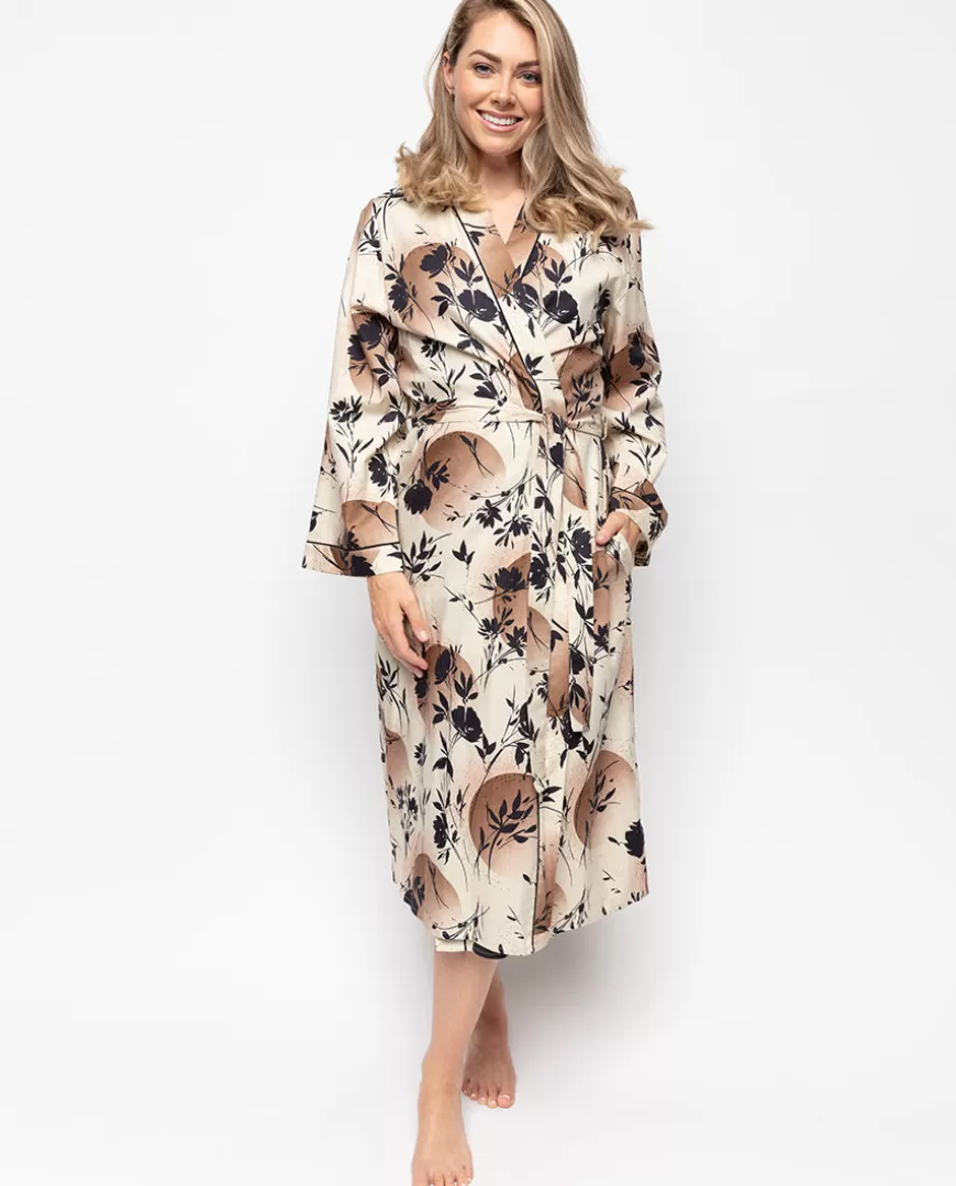 Alisha Moon Print Long Dressing Gown^Cyberjammies Discount