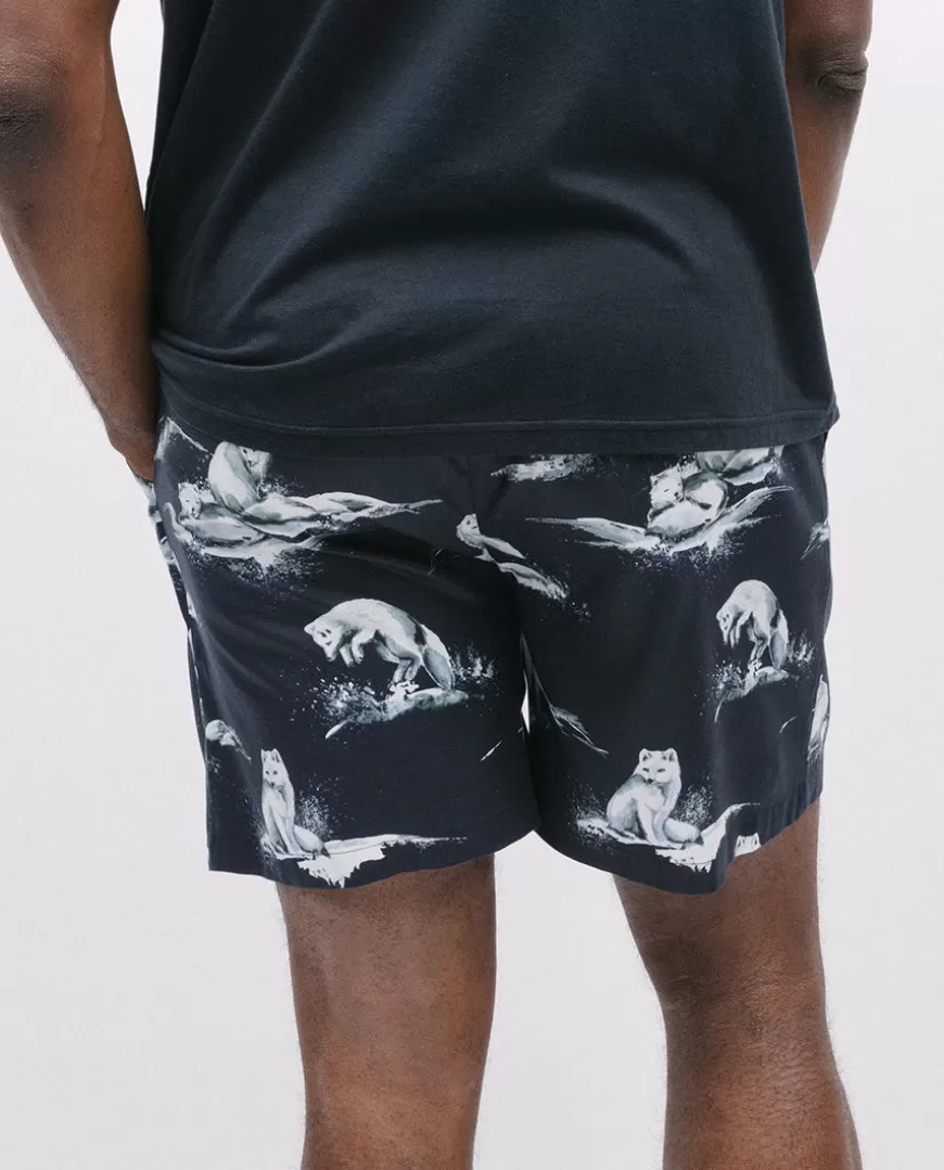 Atlas Arctic Fox Print Shorts^Cyberjammies Store