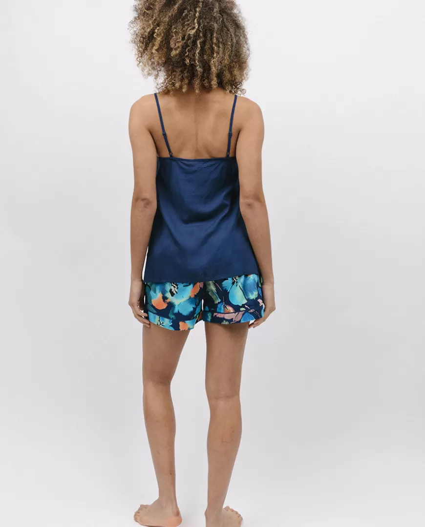 Bea Modal Cami And Floral Print Shorty Set^Cyberjammies Fashion