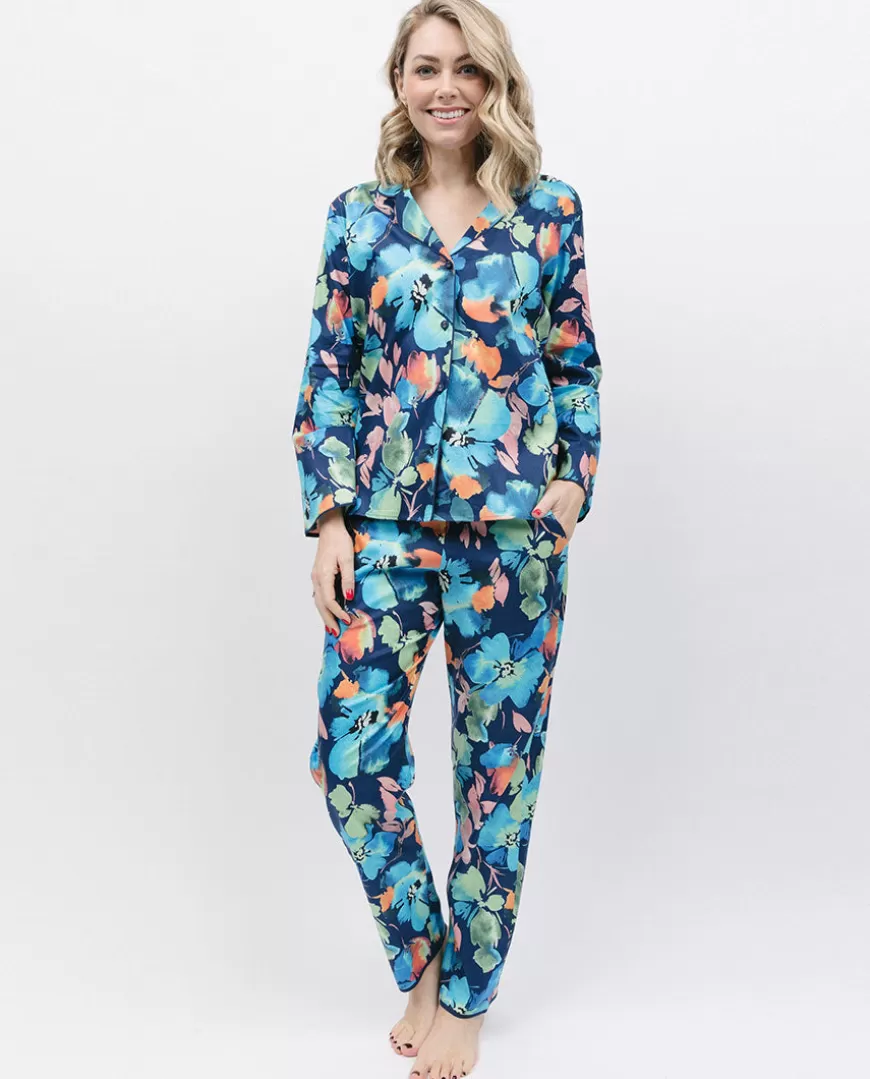 Bea Womens Floral Print Pyjama Set^Cyberjammies Shop