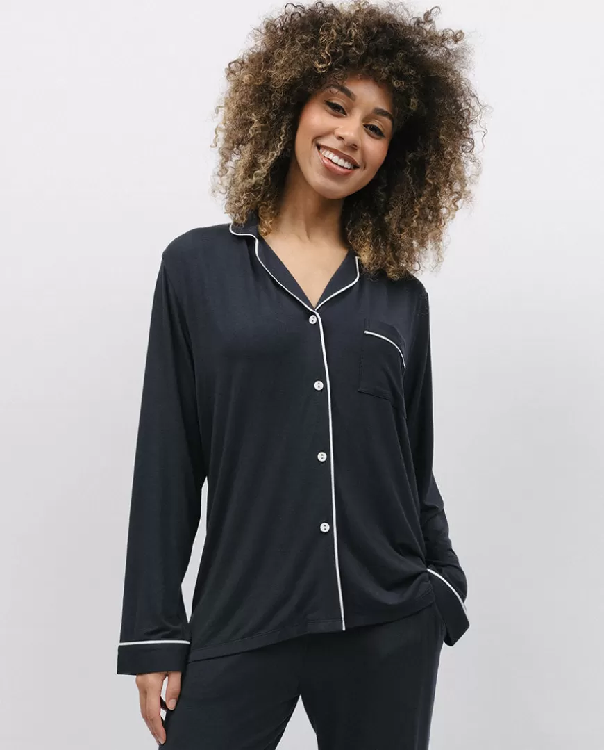 Charcoal Revere Jersey Pyjama Top^Cyberjammies Cheap