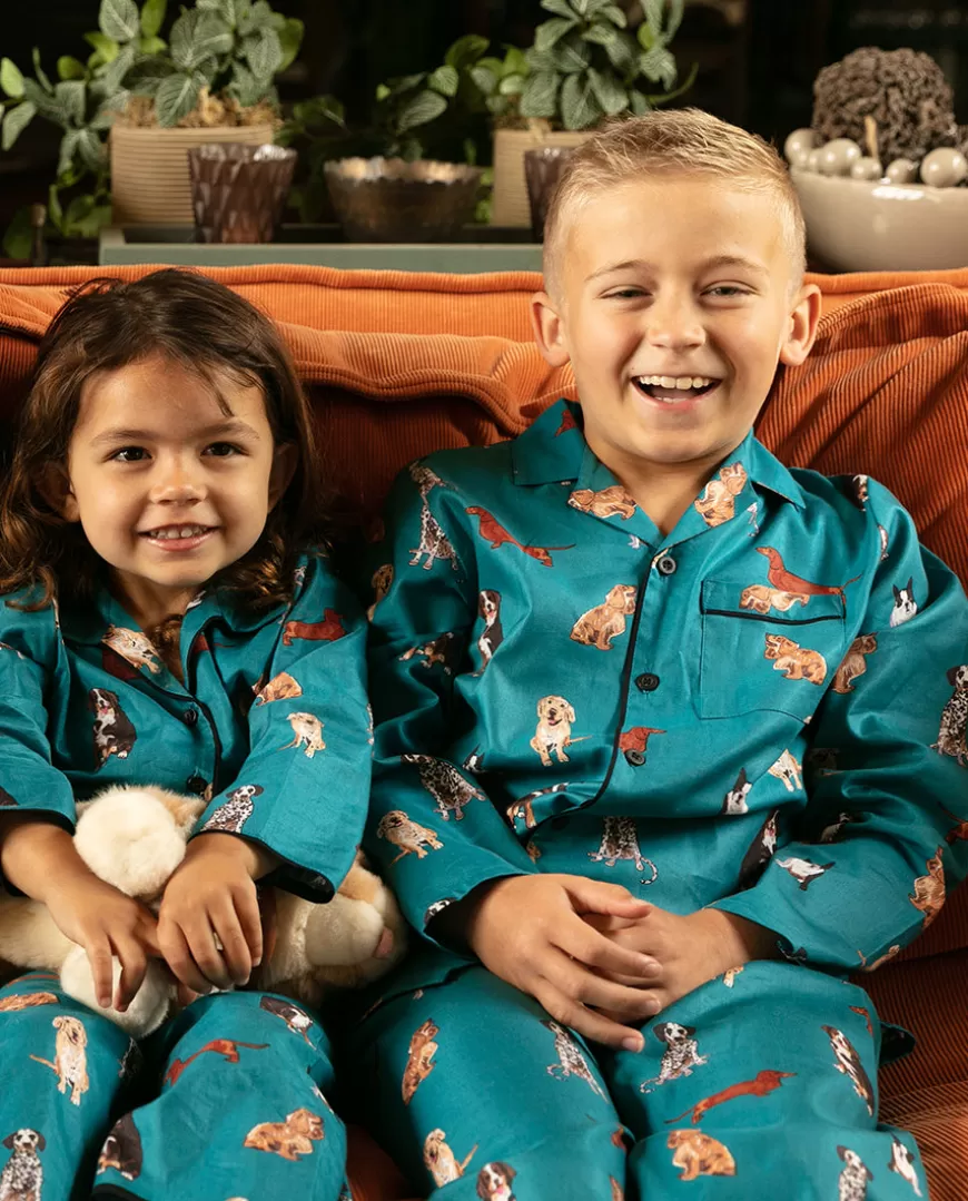 Coco Boys Dog Print Pyjama Set^Cyberjammies Clearance