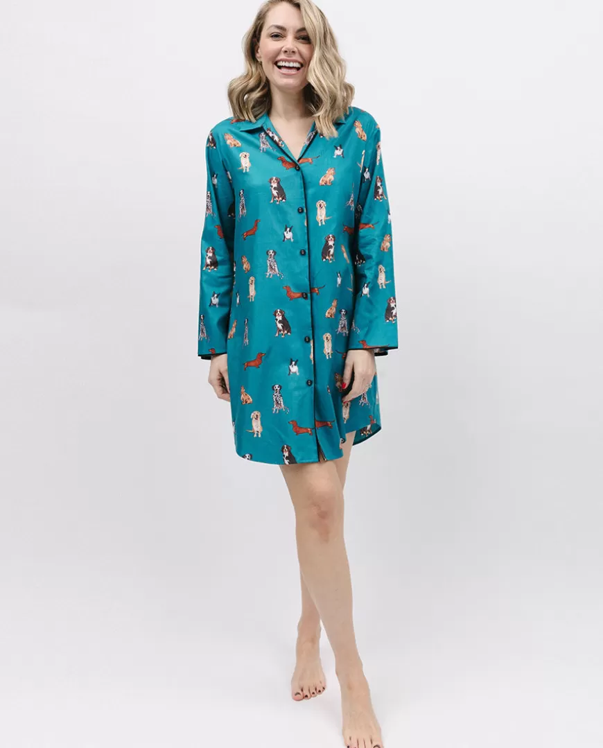 Coco Dog Print Nightshirt^Cyberjammies Flash Sale