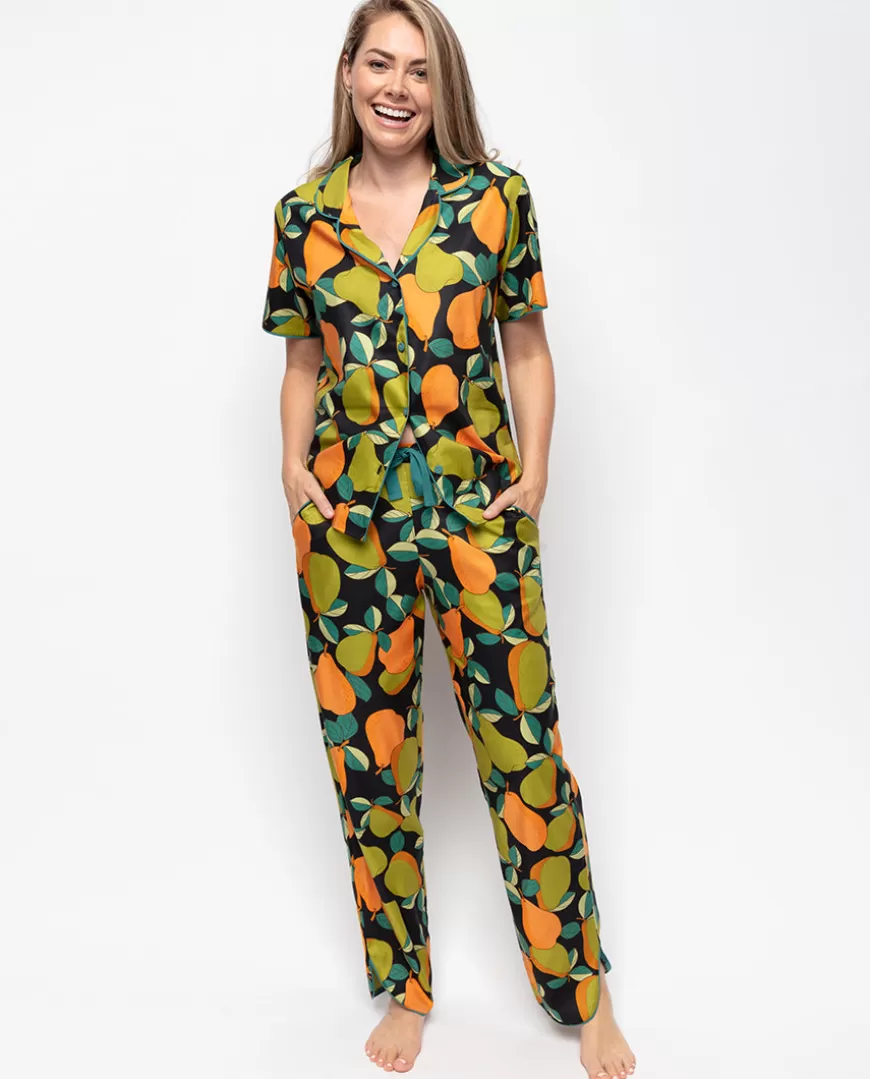 Flo Womens Pear Print Pyjama Set^Cyberjammies New