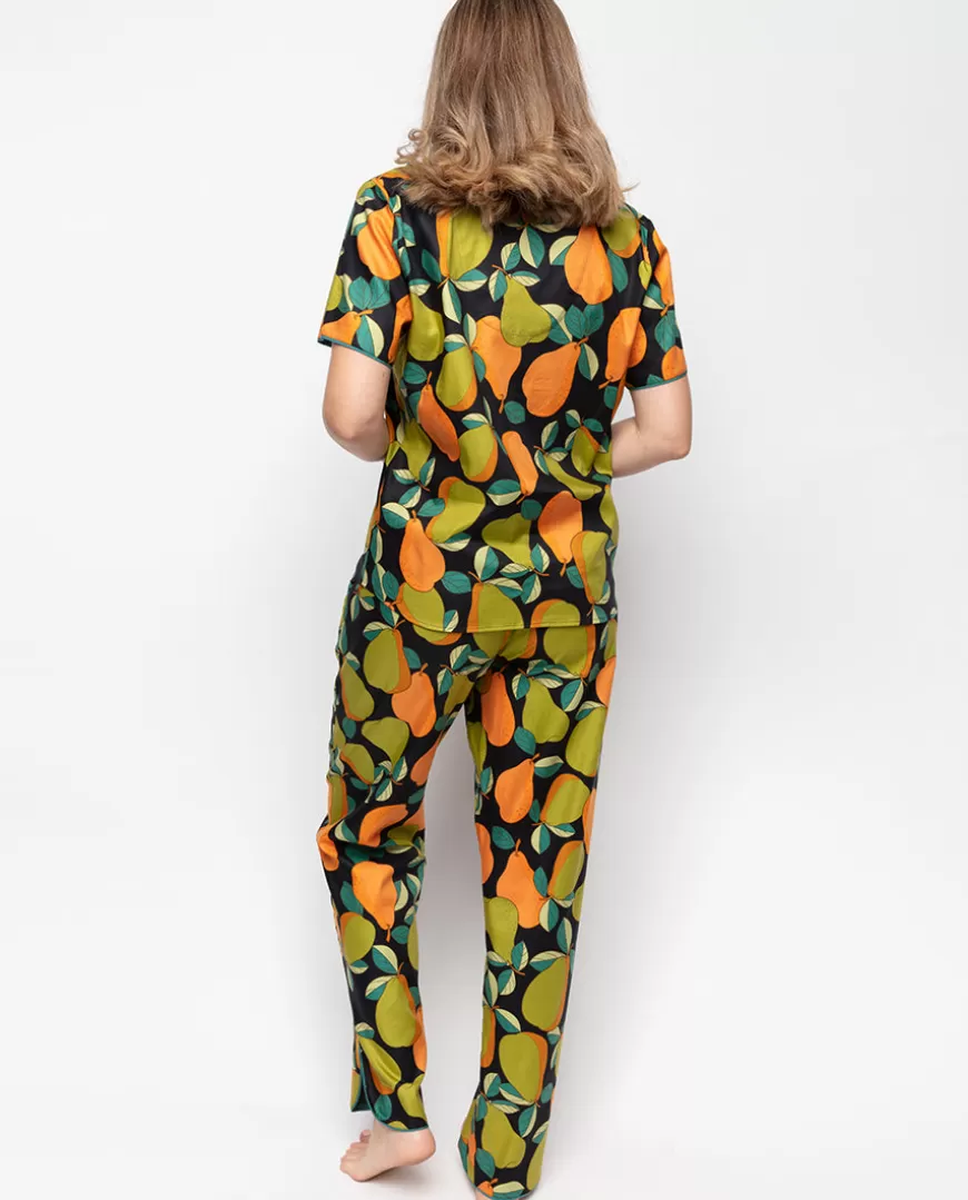 Flo Womens Pear Print Pyjama Set^Cyberjammies New