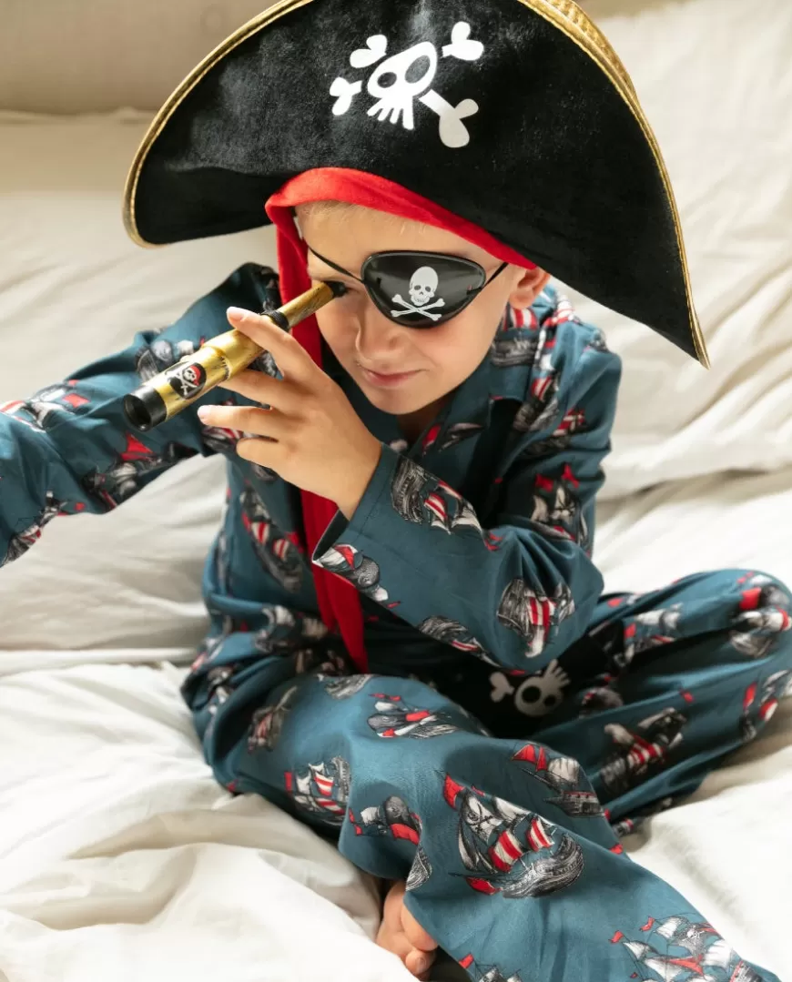 Jasper Boys Pirate Ship Print Pyjama Set^Cyberjammies Flash Sale