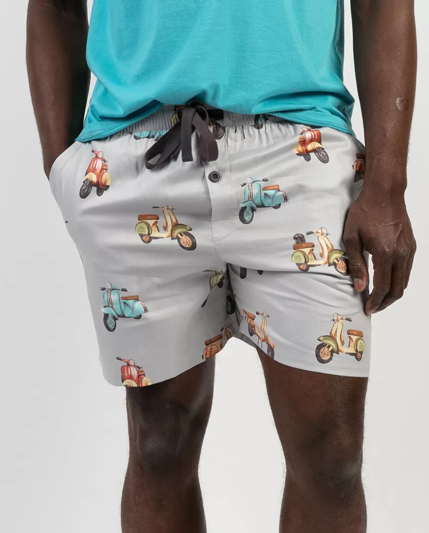 Luca Scooter Print Shorts^Cyberjammies New