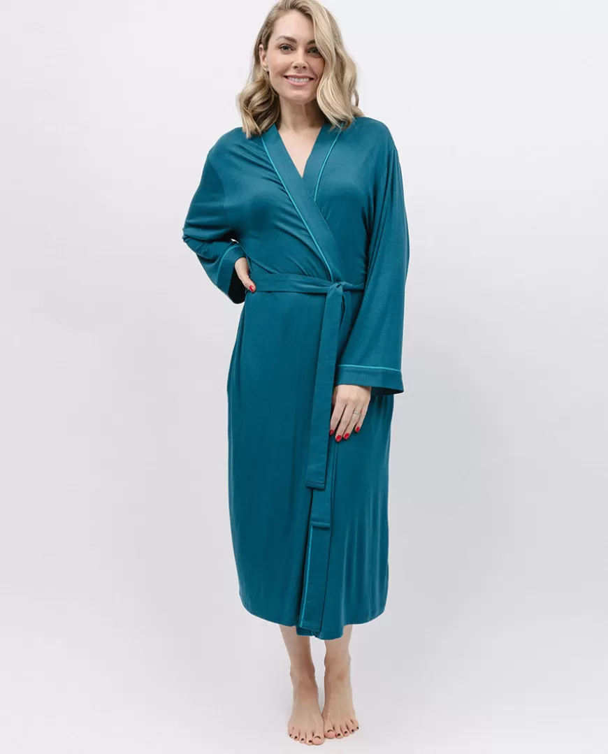 Maple Jersey Long Dressing Gown^Cyberjammies Clearance