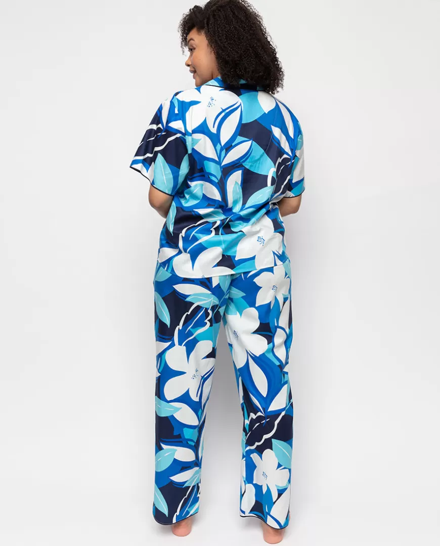 Marie Womens Floral Print Pyjama Set^Cyberjammies Outlet