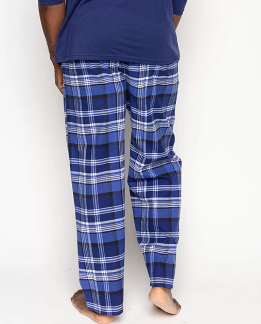 Riley Mens Brushed Check Pyjama Bottoms^Cyberjammies Outlet