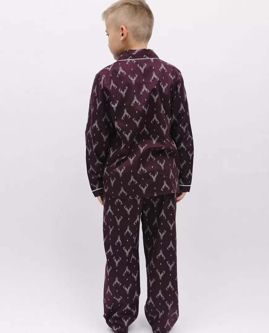 Spencer Boys Stag Print Pyjama Set^Cyberjammies Fashion
