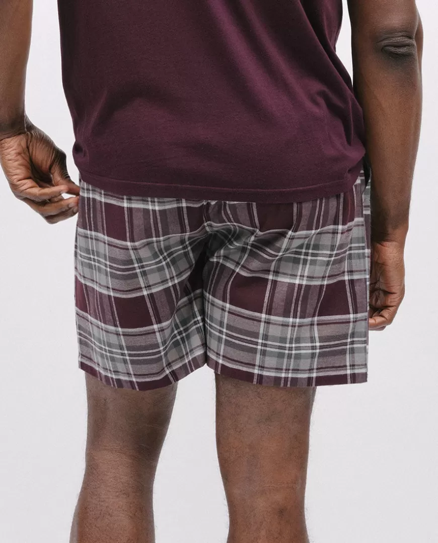 Spencer Brushed Check Shorts^Cyberjammies Discount