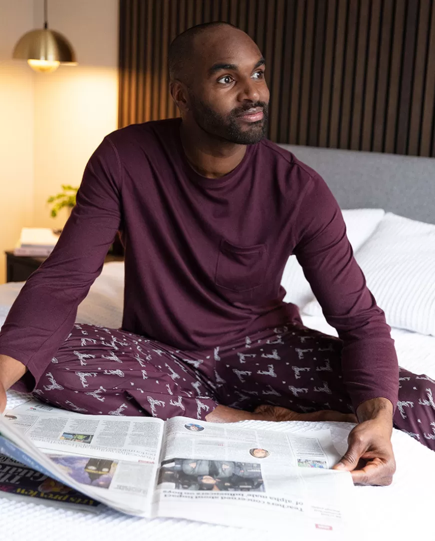 Spencer Stag Print Pyjama Bottoms^Cyberjammies Cheap