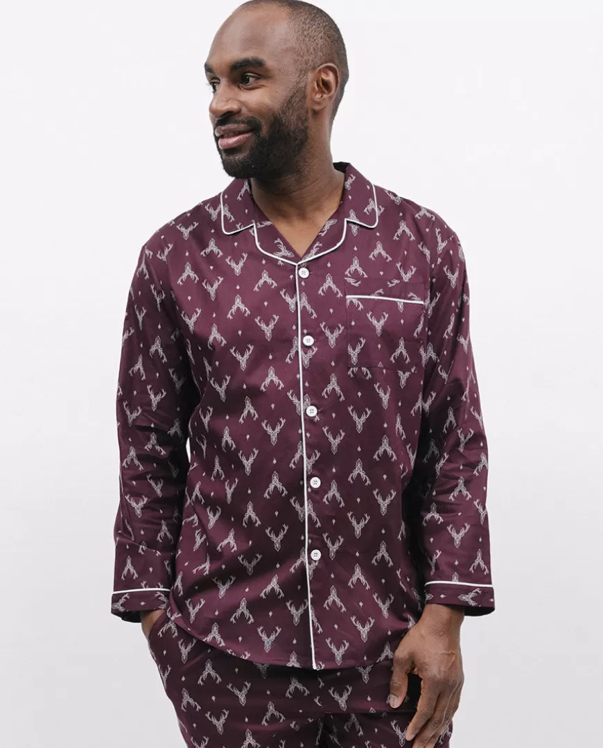Spencer Stag Print Pyjama Top^Cyberjammies Shop