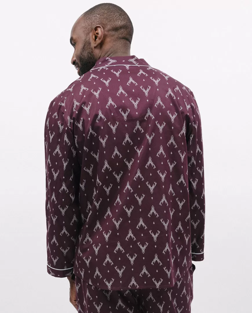 Spencer Stag Print Pyjama Top^Cyberjammies Shop