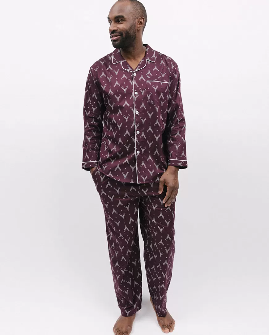 Spencer Stag Print Pyjama Top^Cyberjammies Shop