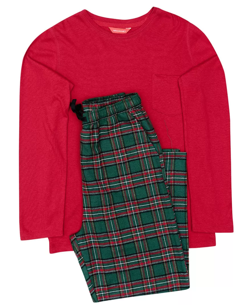 Whistler Kids Unisex Jersey T-Shirt And Super Cosy Check Pyjama Set^Cyberjammies Best Sale