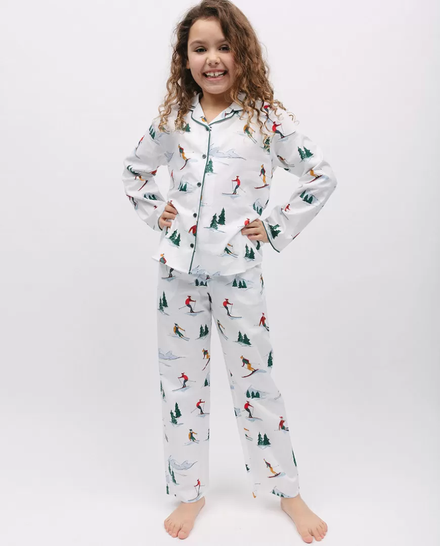 Whistler Kids Unisex Ski Print Pyjama Set^Cyberjammies Cheap